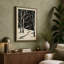 Winter Path Through Woodland Scandinavian - Wrapped Canvas-840301431-840301438