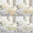 Southshore Fine Linens Vilano Oversized Quilt Set, Double-Brushed Microfiber Lightweight Quilted Bedding with Waffle Geometric Pattern and 2 Pillow Shams, Full/Queen, Cream-1001114983-1001114977