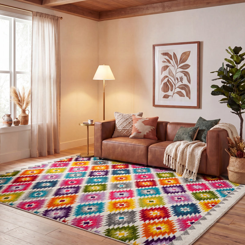 Cleveland Performance Geometric Rug, Rectangle 8' x 10'