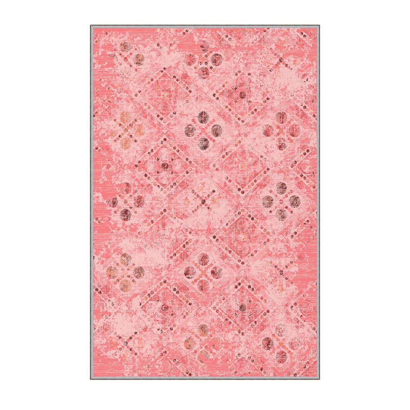 Premium Hall Carpet, 2.6 x 9.8 ft, 1% Polyester, .3 in Pile Height | Antibacterial, Non-Slip PVC Felt Dot Underside | Machine Washable, 3D Digital Printing | Durable & Stylish for Home Décor