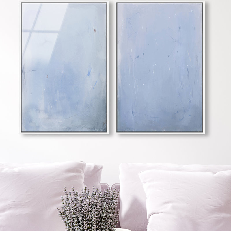 Calm Waters High-Gloss Frameless Acrylic Glass Wall Art Abstract Print by Oliver Gal, Ready to Hang, 10 x 15, 17"H x 25"W