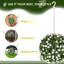28.00cm Faux Plant in Macrame Hanger