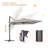11.5' x 9' Rectangular Cantilever Umbrella-91487883