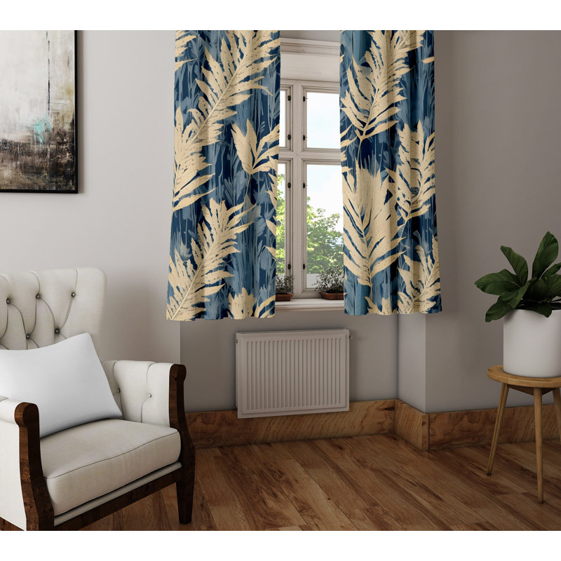 Rideau en polyester Romsley, L 20 po x L 52 po