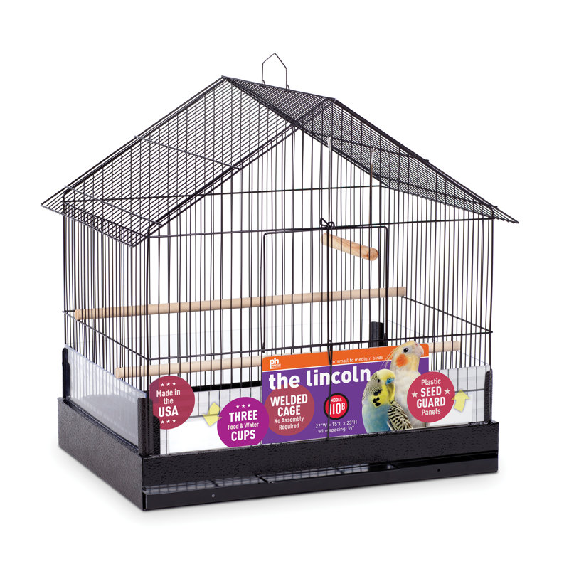 Cage à oiseaux avec plateau amovible Knox