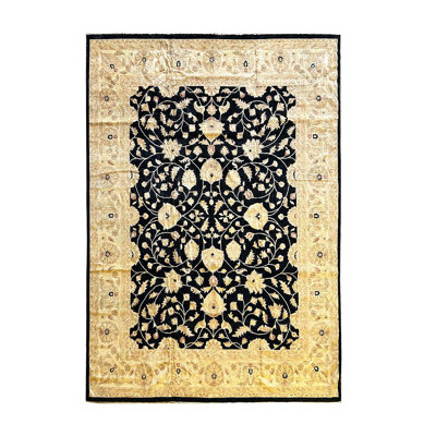 Hand Knotted Wool Floral Rug
