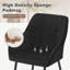Malins 47cm H Velvet Upholstered Metal Armchair-575232291