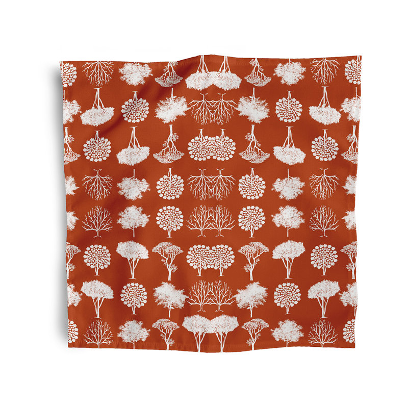 Chantae Field of Trees Napkins, Rust