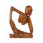 Sculpture en bois Gallie accroupie-92402662