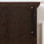 Présentoir antique avec tablettes réglables et étagère rétro élégante