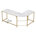 White Marbling/Gold