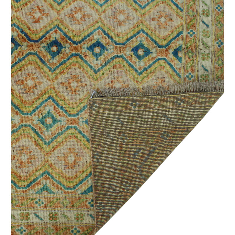Keiri One-of-a-Kind 4'10 X 6'5 New Age Wool Area Rug in Rust