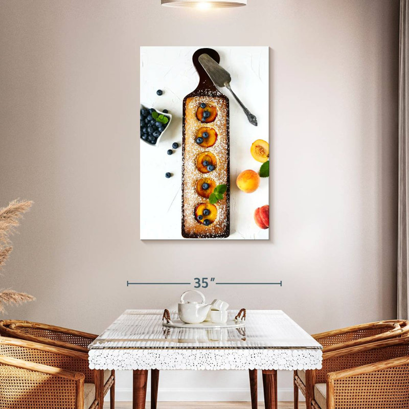 Yarlin Baked Peach Dessert, 24" H x 16" W