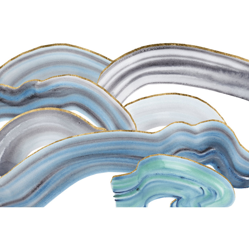 Cloudy Day I by Melissa Wang - Painting, Wrapped Canvas, 30 cm H x 46 cm W