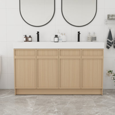 Meuble-lavabo 60 po avec lavabo en résine