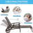 Aluminium Cast Lounge Chair 1pcs Brown-1295464926