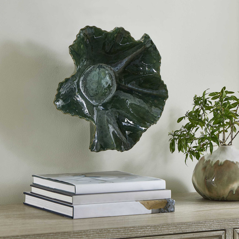 Bol d'extérieur émeraude Uttermost Verdant Bloom