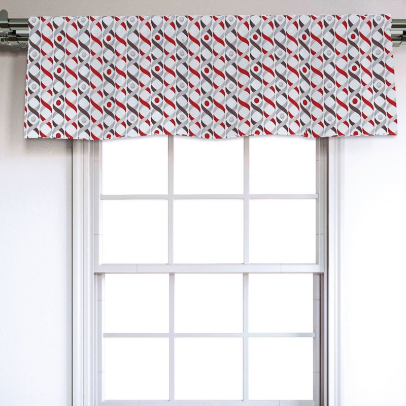 Sateen Ruffled Window Valance
