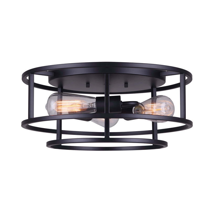 Amarise Flush Mount, Black