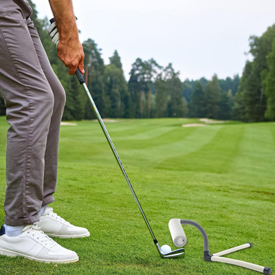 Funpro Golf Slice Corrector - Aide à l'entraînement pour l'intérieur de golf, outil de pratique de golf portatif pour une bonne balançoire, aide à l'entraînement pour les débutants et les joueurs, léger, 1,3 lb.