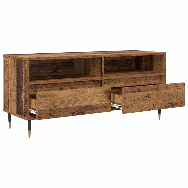 TV Stand for TVs up to 24", Old Wood