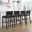 Tabouret de bar en suède tissé avec pieds en bois massif, ensemble de 4-1746367328-1798612885-1800429889