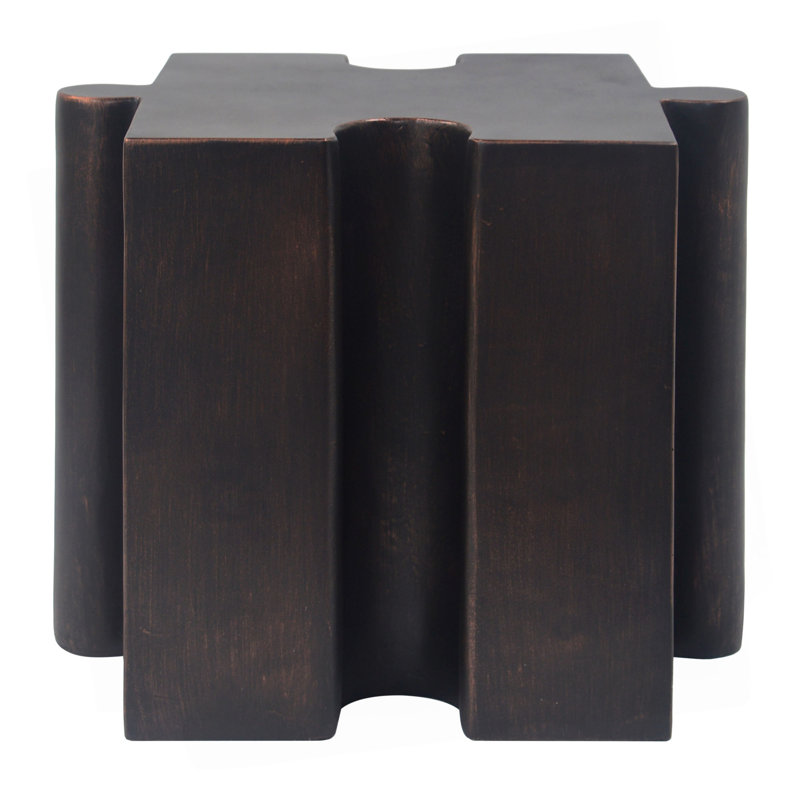 Puzzle Art Side Table/ Modular Concave Edge MGO Table - Buy Singles Or Combine For Custom Layouts/ Indoor & Outdoor, Copper