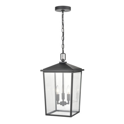 Messerly 3 Light 11" Wide Outdoor Taper Candle Pendant