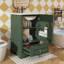 Meuble-lavabo de 20 pouces avec lavabo intégré Conception de lavabo simple avec porte à fermeture en douceur réglable-779253219