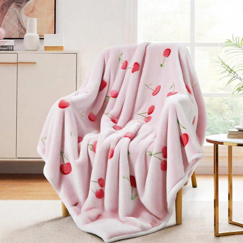 Jeté 50x70 Novelty, Cerise rose
