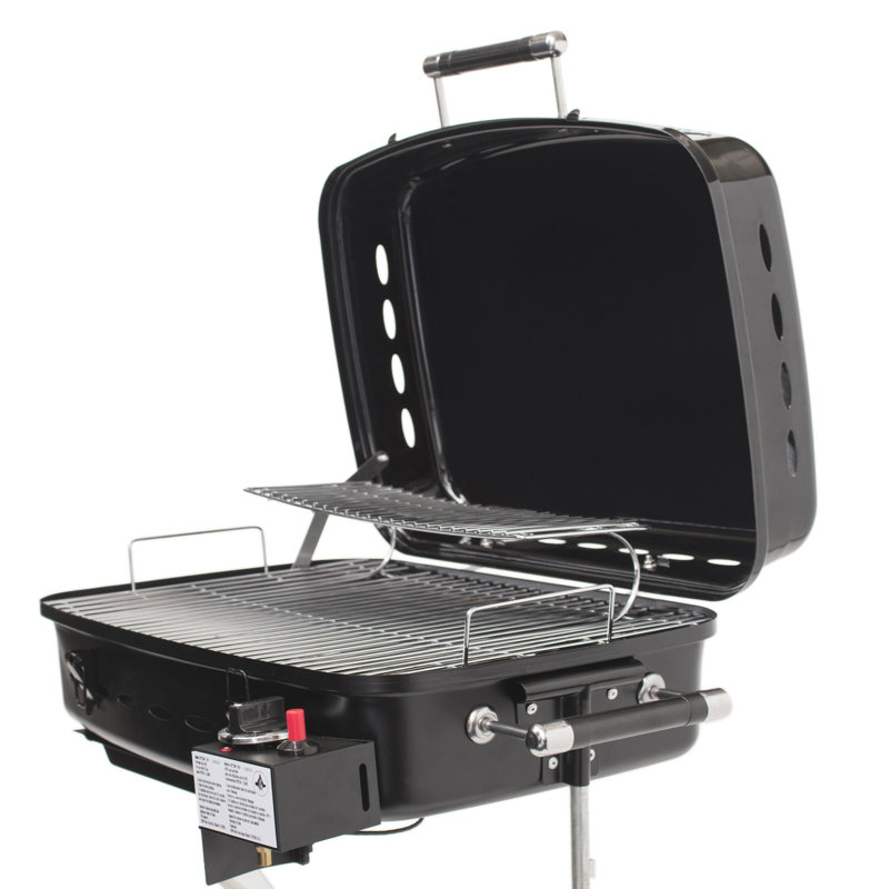 Flame King VR ou barbecue sur remorque - Barbecue au gaz pour camping-car - Surface de cuisson de 215 pouces carrés