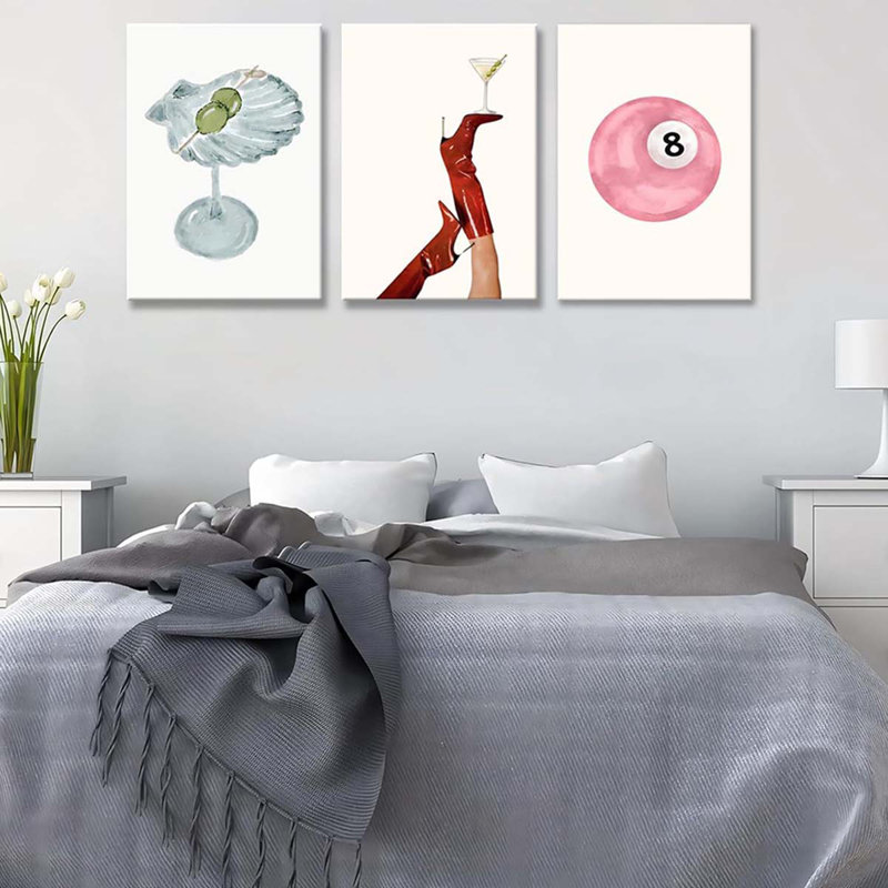 3 Piece Wrapped Canvas Wall Art
