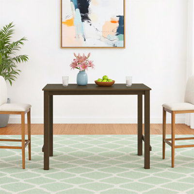 Alberica Solid Wood Base Dining Table