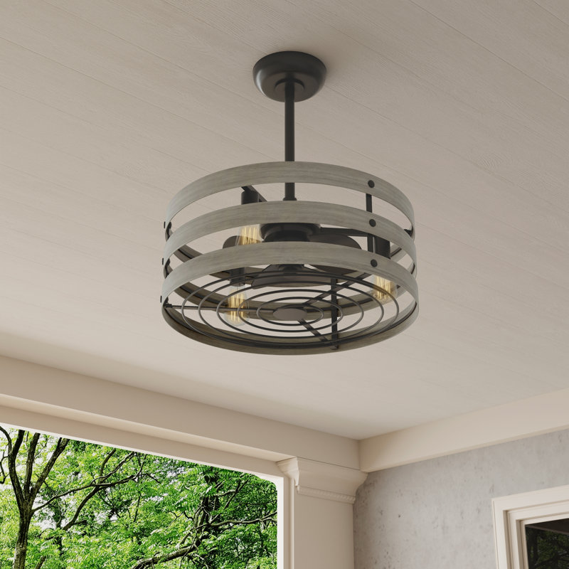 Gulliver 23.5'' Ceiling Fan with Light Kit, Graphite