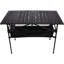 Table de camping d'extérieur Wakeman - Table pliante avec compartiment de rangement et sac de transport pour pique-nique, hayon, barbecue ou camping - Équipement de camping