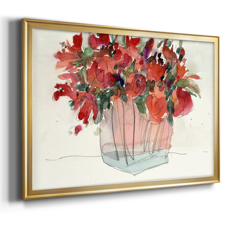 The Small Bunch II, reproduction d'art sur toile, Or, H 14 po x l 20 po x P 1,5 po