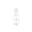 Brode 35cm W Metal Shelving Unit