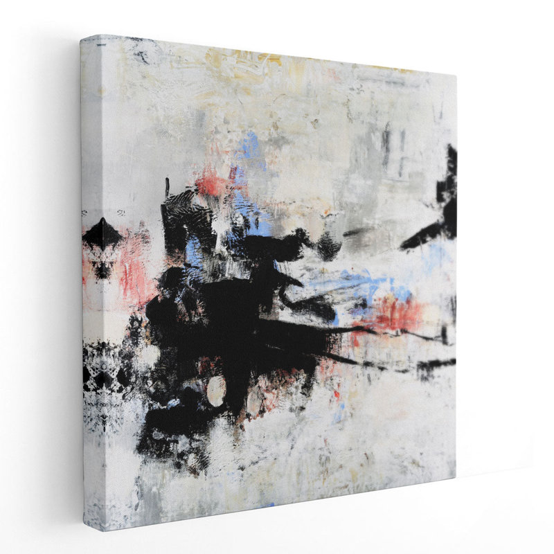 «All Mixed Up I», reproduction d'art sur toile, H 16 po x l 16 po