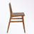 Dining Chairs with Faux Leather Woven back