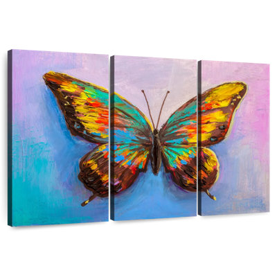 Vibrant Butterfly Painting