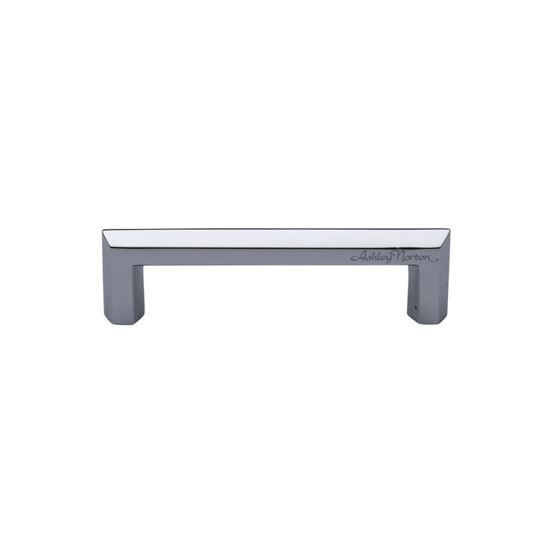 Hex Profile Cabinet Bar Pull, Polished Nickel, 4"