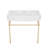 Valencia 31 in. W x  33 in. H Console Sink, Single Hole Facuet Drilling, Brushed Brass-118375668-118375669