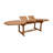 BAHAMA 117" OVAL DOUBLE EXTENSION TABLE EXTRA THICK