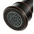 Two-Handle 4" Centerset Bathroom Sink Oil Rubbed Bronze Faucet with Pop-Up Drain and High-Arc 360° Swivel Spout-110403471