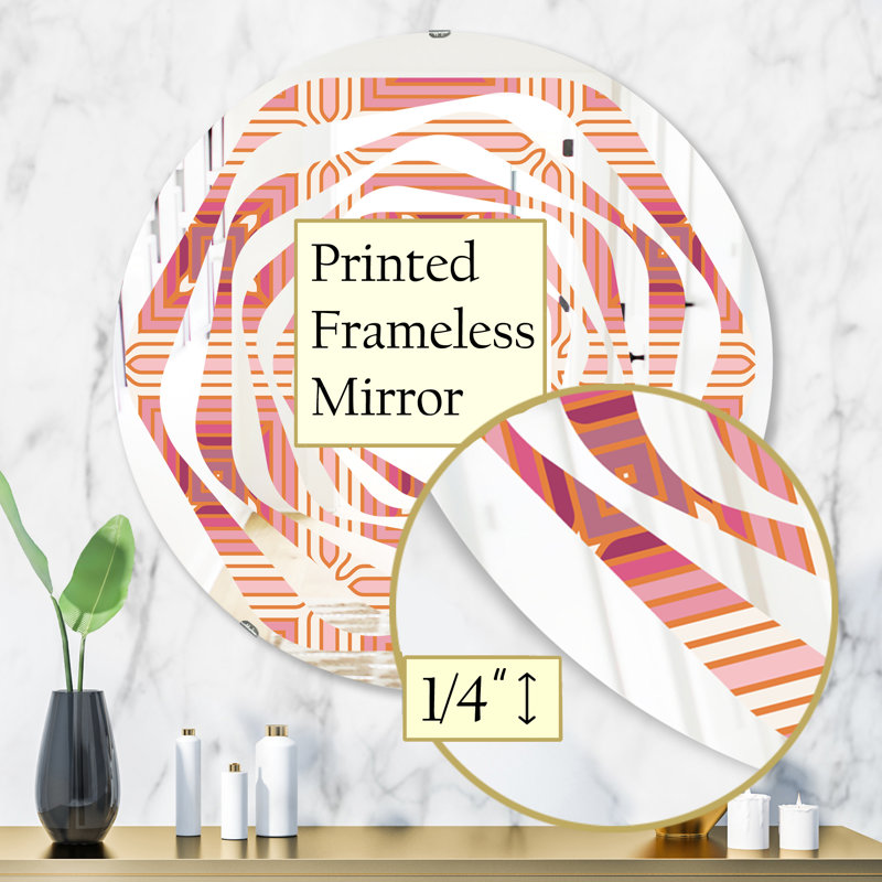 Miroir mural Whirl, H 31,5 po x l po