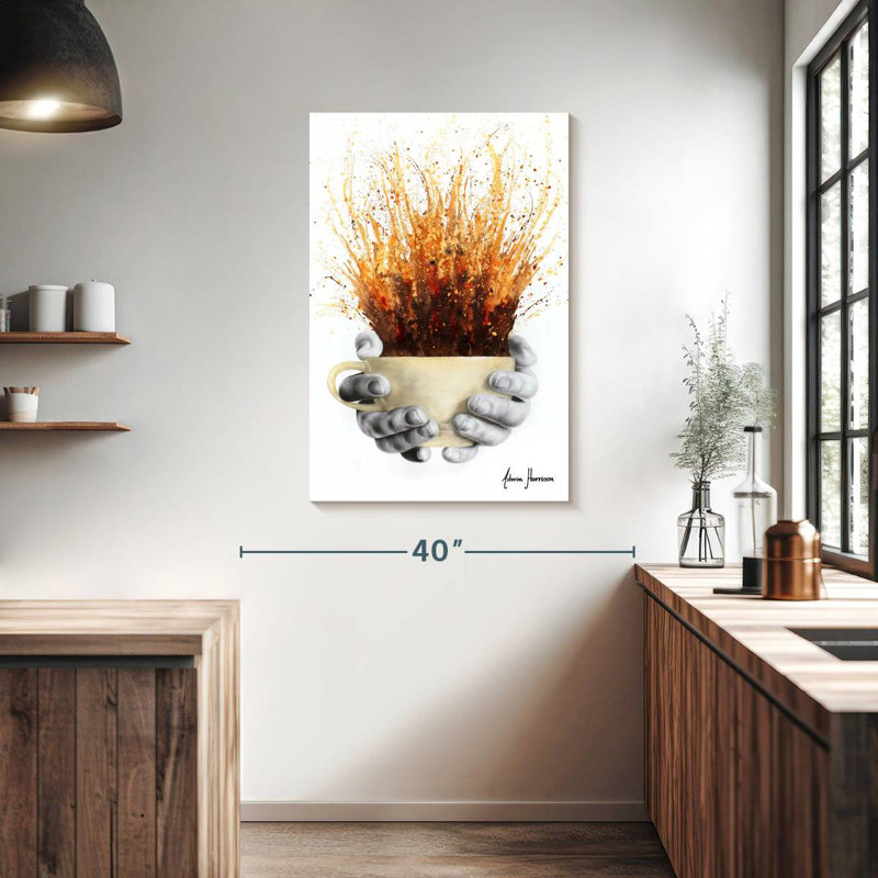 Yarlin Coffee Coffee Coffee, 39" H x 26" W