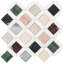Lula Multicolor 11.92 in. x 11.92 in. Polished Marble Floor and Wall Mosaic Tile (0.98Sq. Ft. /Each)