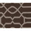 Flatweave Wool Area Rug in Espresso