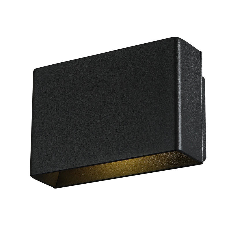 Vello Outdoor LED Wall Mount, Black
