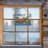 12"H Moose in Mountainscape Stained Glass Window Panel